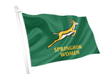 South Africa Women's Rugby Union Flag - The Springbok