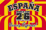 Spain World Cup 2026 Football Supporter Flag