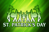 St. Patrick's Day Green Parade Flag