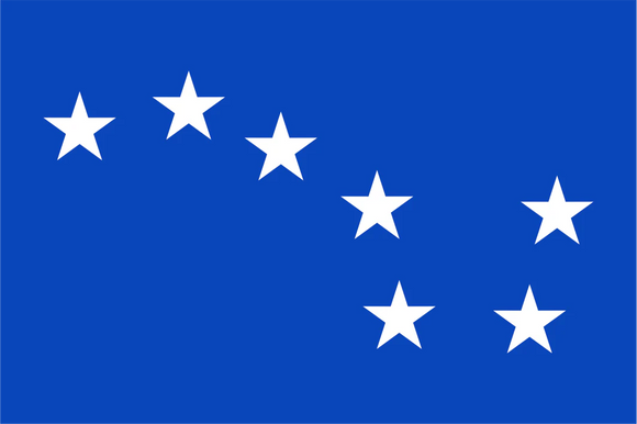 Starry Plough Blue Flag