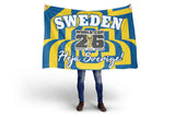 Sweden World Cup 2026 Football Supporter Flag