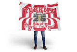 Turkey World Cup 2026 Football Supporter Flag