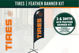 TIRES - Feather Banner Kit (2mtr & 3mtr)