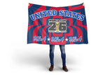 USA - United States World Cup 2026 Football Supporter Flag