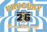 Uruguay World Cup 2026 Football Supporter Flag
