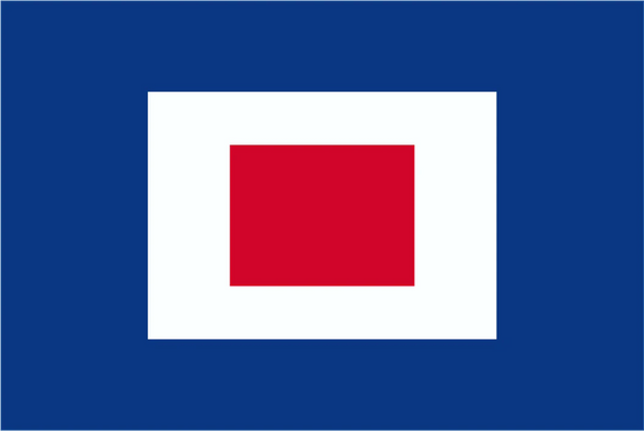 WHISKEY Code Flag W
