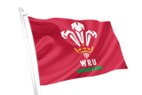 Wales Rugby Crested Flag