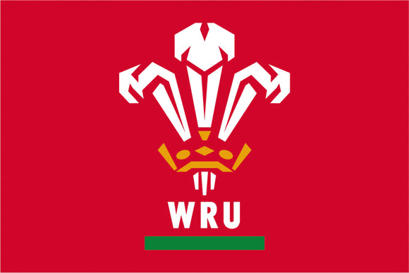 Wales Rugby Crested Flag