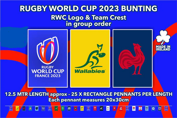 Rugby World Cup bunting