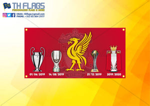 Liverpool "4 Cups"  Flag