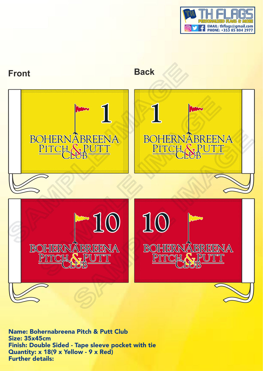 Pitch & Putt Pin flags – TH Flags