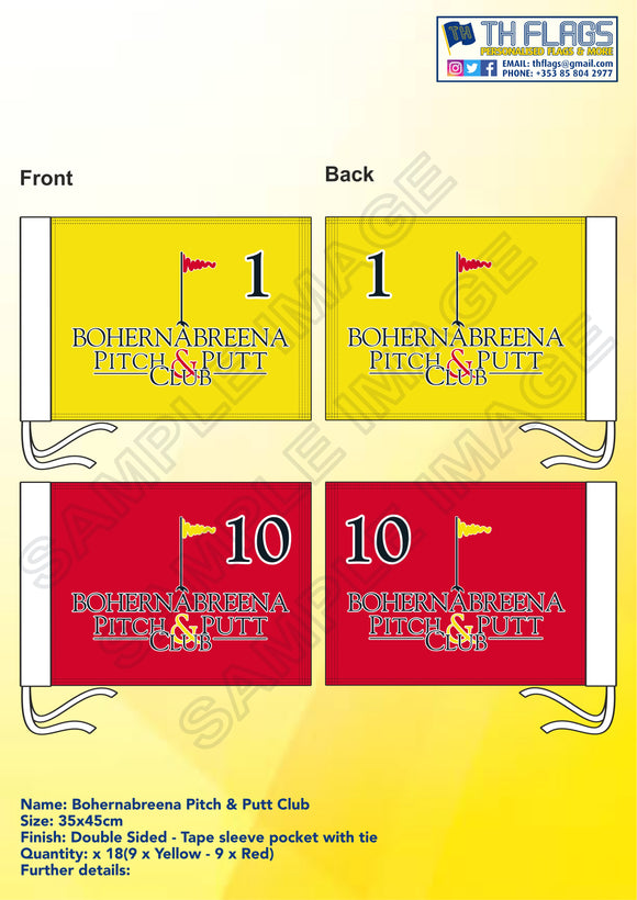 Pitch & Putt Pin flags