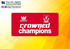 Liverpool "CROWNED" Flag