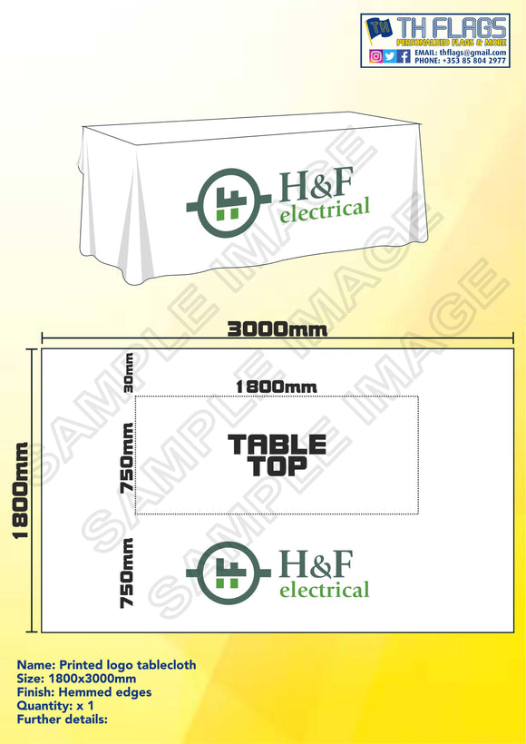 Exhibition Table Cloths