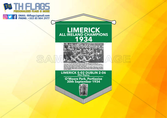 Limerick All Ireland Hurling Winners 1934