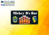 Customised Outdoor/Indoor Bar Flags