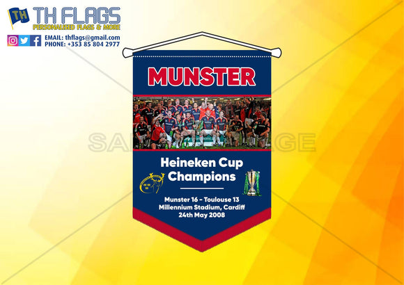 Munster European Cup 2008 pennant