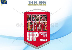 Liverpool "Salah Never Give Up"  Pennant